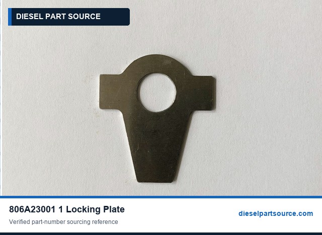 MTU 538 Parts | 806A23001/1 | LOCKING PLATE