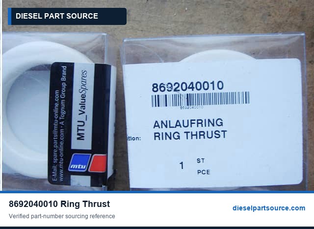 MTU 396 Parts | 8692040010 | RING THRUST