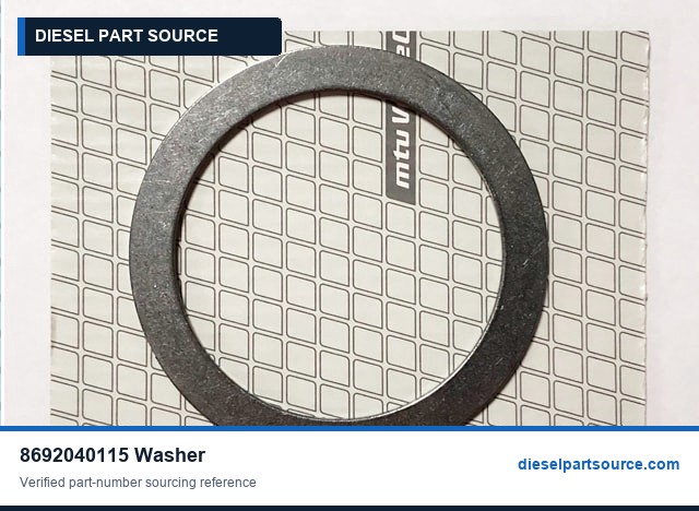 MTU 2000 Parts | 8692040115 | WASHER
