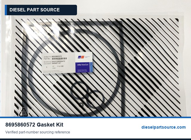 MTU 4000 Parts | 8695860572 | GASKET KIT
