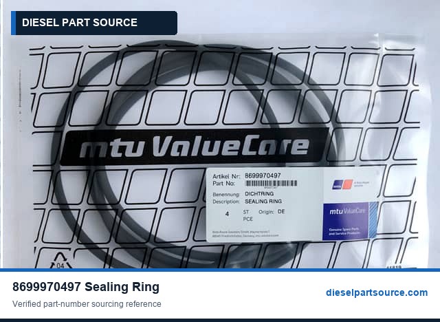 MTU 2000 Parts | 8699970497 | SEALING RING