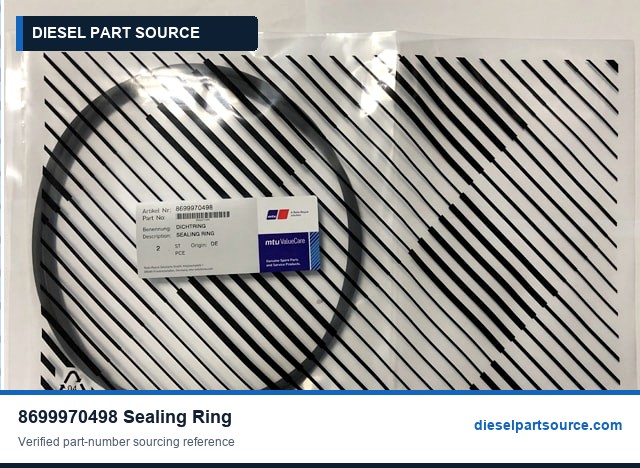 MTU 2000 Parts | 8699970498 | SEALING RING