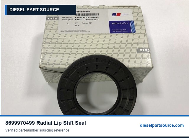 MTU 2000 Parts | 8699970499 | RADIAL-LIP SHFT SEAL