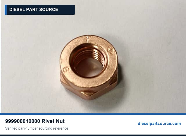 MTU 538 Parts | 999900010000 | RIVET NUT