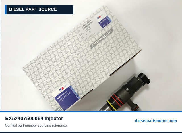 MTU 4000 PARTS | EX52407500064 | INJECTOR