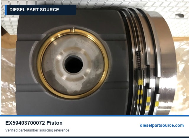 MTU 4000 Parts | EX59403700072 | PISTON