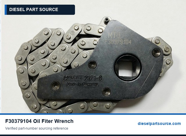MTU Specialized Tools F30379104 OIL FITER WRENCH