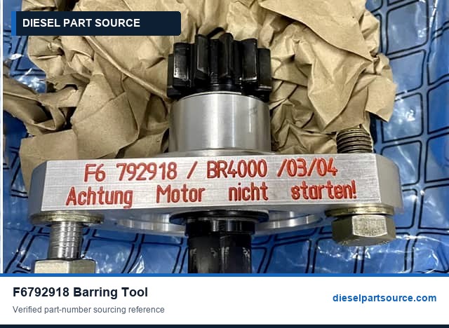 MTU Specialized Tools F6792918 BARRING TOOL