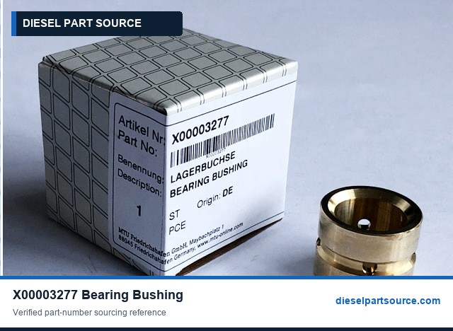 MTU 2000 Parts | X00003277 | BEARING BUSHING