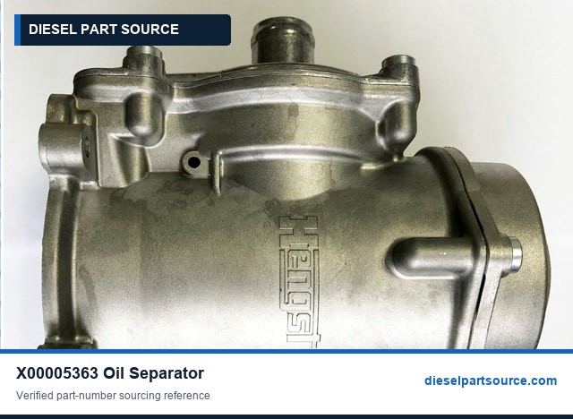 MTU 2000 Parts | X00005363 | OIL SEPARATOR