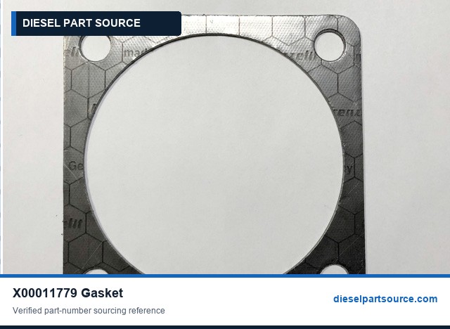 MTU 4000 GAS PARTS | X00011779 | GASKET