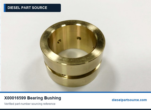 MTU 4000 Parts | X00016599 | BEARING BUSHING