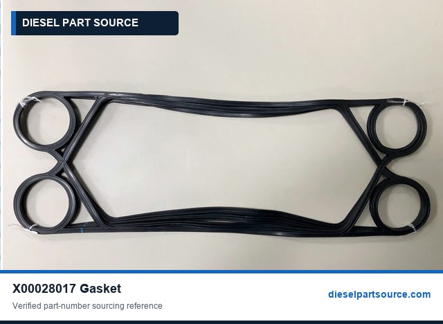 MTU 2000 Parts | X00028017 | GASKET