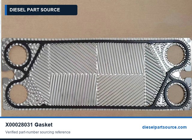 MTU 2000 Parts | X00028031 | GASKET