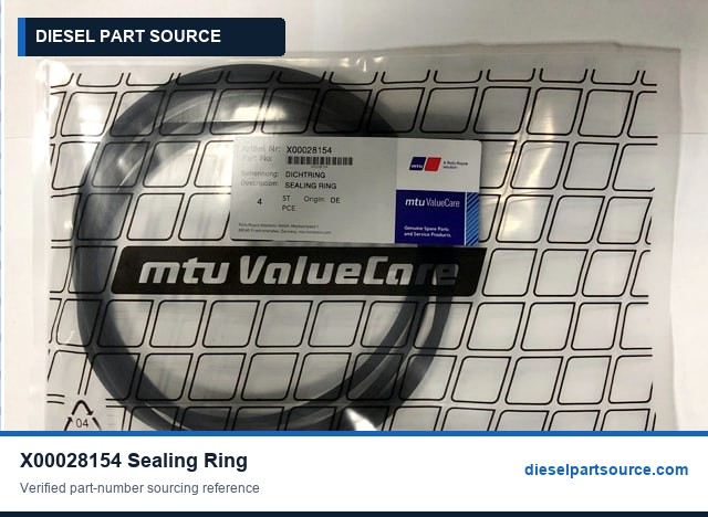 MTU 2000 Parts | X00028154 | SEALING RING