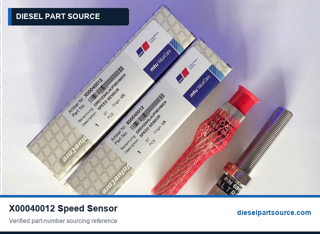 MTU 4000 Parts | X00040012 | SPEED SENSOR