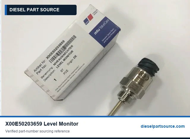 MTU 2000 PARTS | X00E50203659 | LEVEL MONITOR