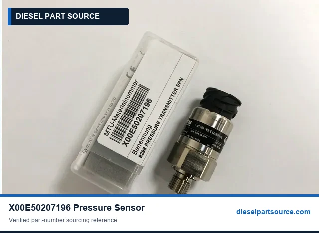 MTU 4000 ENGINE PARTS | X00E50207196 | PRESSURE SENSOR