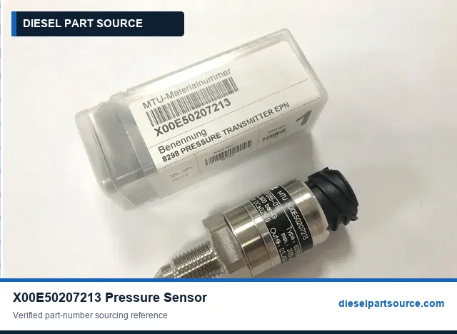 MTU 4000 PARTS | X00E50207213 | PRESSURE SENSOR