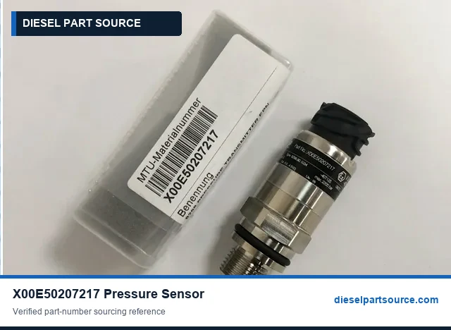 MTU 4000 ENGINE PARTS | X00E50207217 | PRESSURE SENSOR