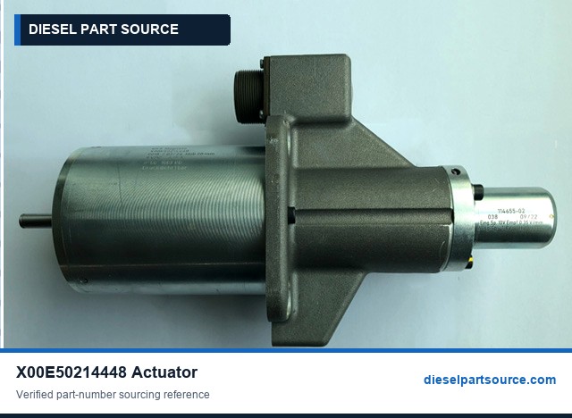 MTU 956/1163 Parts | X00E50214448 | ACTUATOR