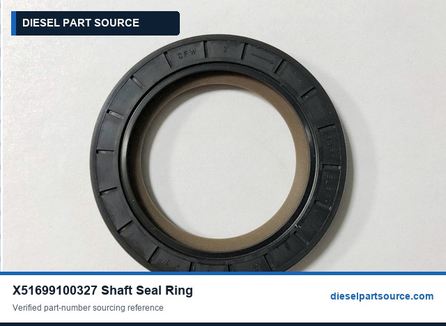MTU 4000 PARTS | X51699100327 | SHAFT SEAL RING