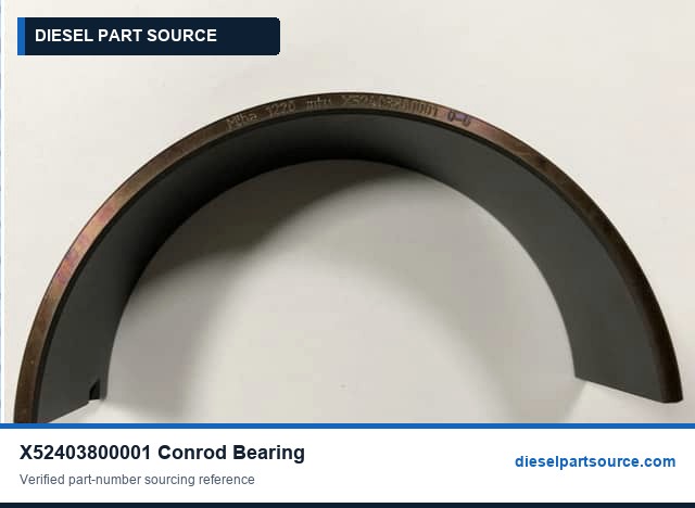 MTU 538 Parts | X52403800001 | CONROD BEARING