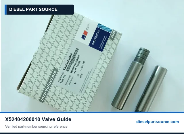 MTU 4000 PARTS | X52404200010 | VALVE GUIDE