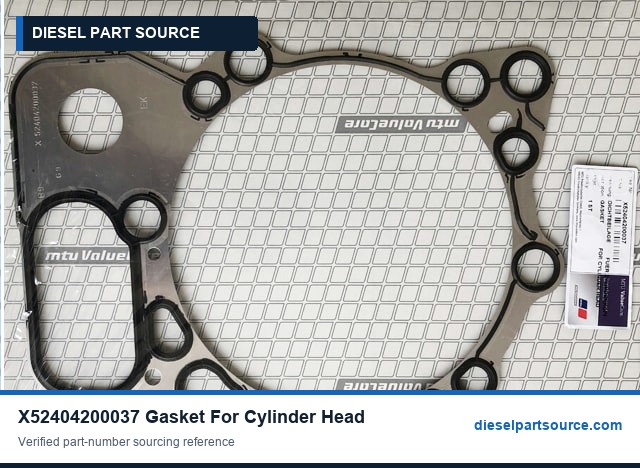 MTU 4000 Parts | X52404200037 | GASKET FOR CYLINDER HEAD