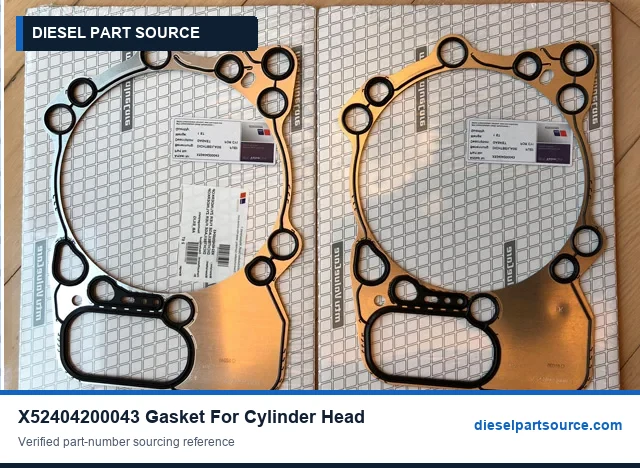 MTU 4000 PARTS | X52404200043 | GASKET FOR CYLINDER HEAD