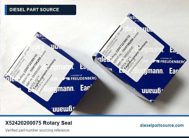 MTU 4000 ENGINE PARTS | X52420200075 | ROTARY SEAL
