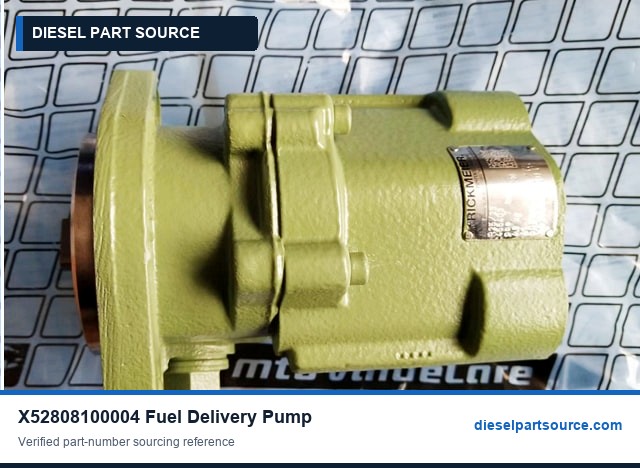 MTU 4000 Parts | X52808100004 | FUEL DELIVERY PUMP