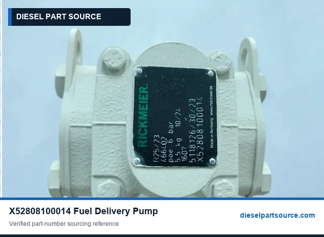 MTU 4000 PARTS | X52808100014 | FUEL DELIVERY PUMP