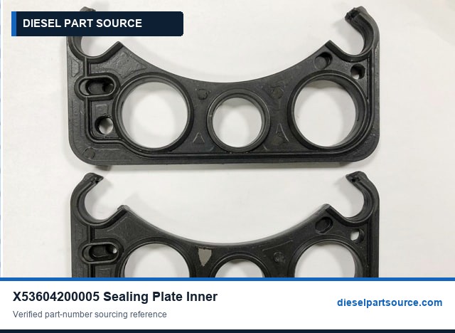 MTU 2000 Parts | X53604200005 | SEALING PLATE INNER