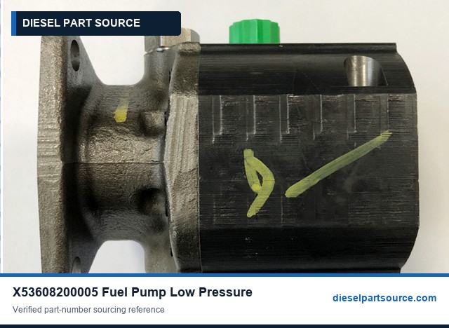 MTU 2000 SPARE PARTS | X53608200005 | FUEL PUMP LOW PRESSURE