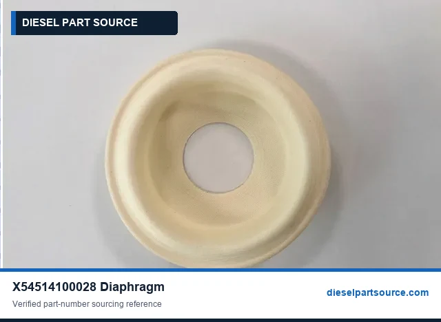 MTU 956/1163 PARTS | X54514100028 | DIAPHRAGM