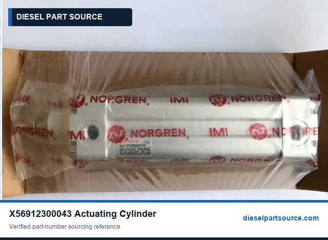 MTU 4000 Parts | X56912300043 | ACTUATING CYLINDER