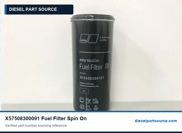 MTU 4000 PARTS | X57508300091 | EASYCHANGE FUEL FLTR