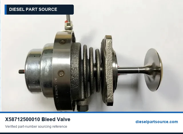 MTU 956/1163 PARTS | X58712500010 | BLEED VALVE