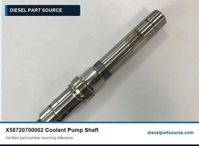 MTU 20V 956 TB34 PARTS | X58720700002 | COOLANT PUMP SHAFT