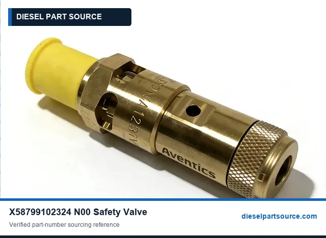 MTU 956 PARTS | X58799102324/N00 | SAFETY VALVE