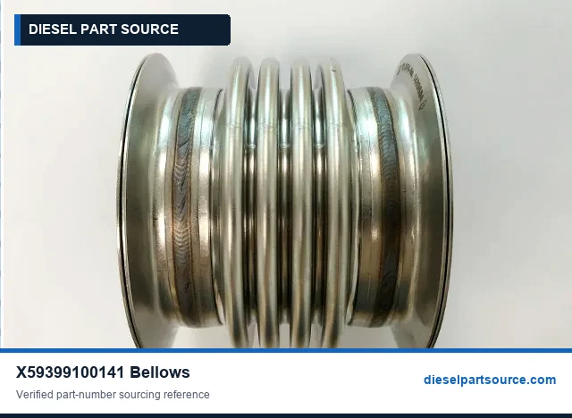 MTU 4000 PARTS | X59399100141 | BELLOWS