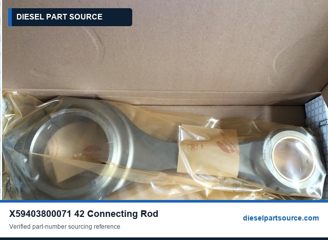 MTU 4000 Parts | X59403800071/42 | CONNECTING ROD