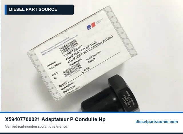 MTU 4000 ENGINE PARTS | X59407700021 | ADAPTATEUR P. CONDUITE HP