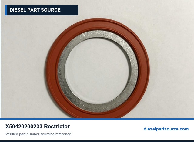 MTU 4000 Parts | X59420200233 | RESTRICTOR