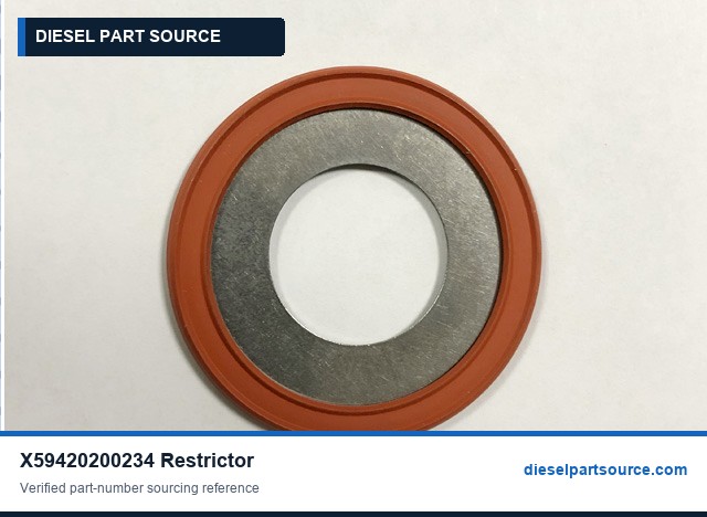 MTU 4000 Parts | X59420200234 | RESTRICTOR