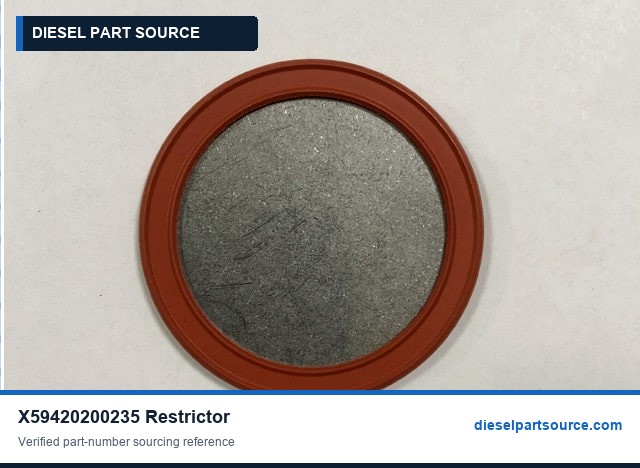 MTU 4000 Parts | X59420200235 | RESTRICTOR