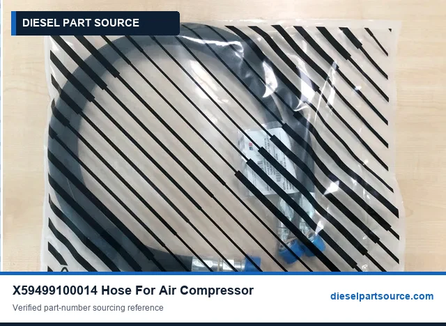 MTU 4000 ENGINE PARTS | X59499100014 | HOSE FOR AIR COMPRESSOR