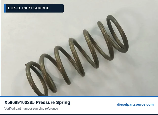 MTU 956/1163 PARTS | X59699100285 | PRESSURE SPRING