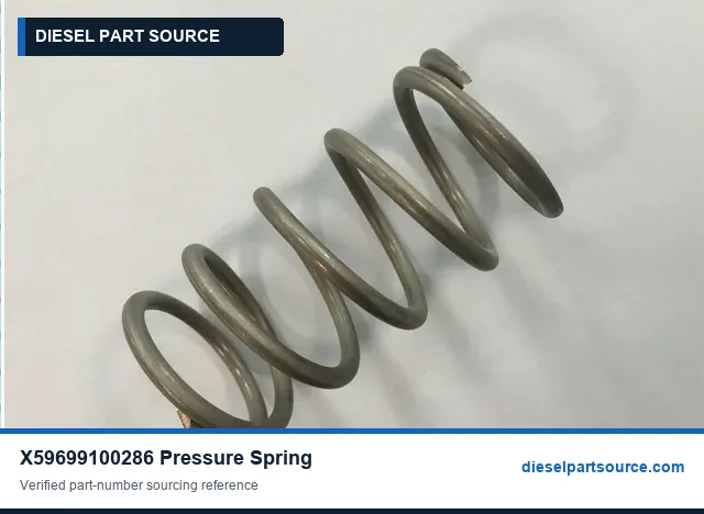 MTU 956/1163 PARTS | X59699100286 | PRESSURE SPRING